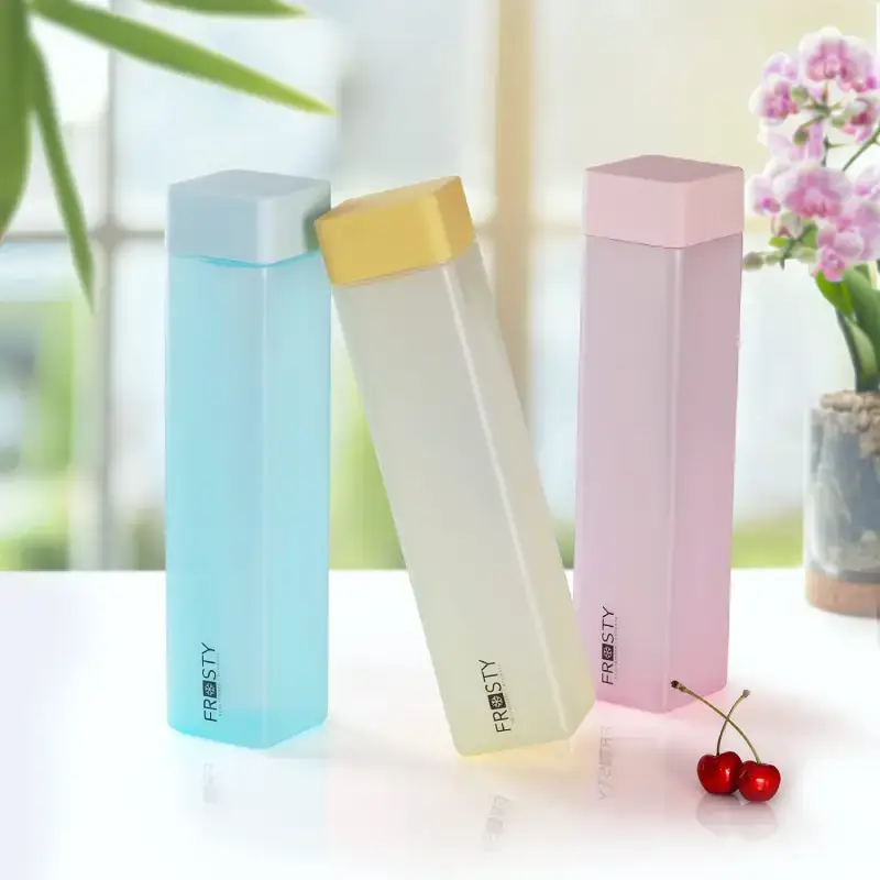Shopsy Premium Square Fridge Water Bottles with Mat Finish - 1L, Pack of 6, Multicolor Shopsy Premium Square Fridge Water Bottles