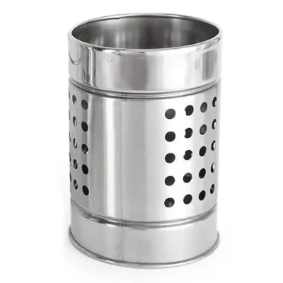 Shopsy Stainless Steel Cutlery Holder Set - Pack of 2, Self-Draining Shopsy Stainless Steel Cutlery Holder Set