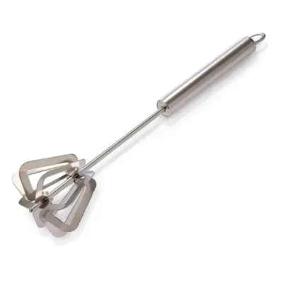 Shopsy Stainless Steel Hand Push Rotary Whisk Blender