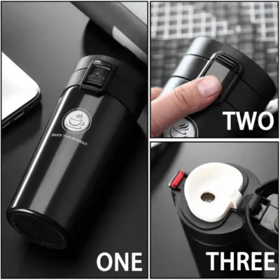 Shopsy Stainless Steel Insulated Coffee Travel Mug