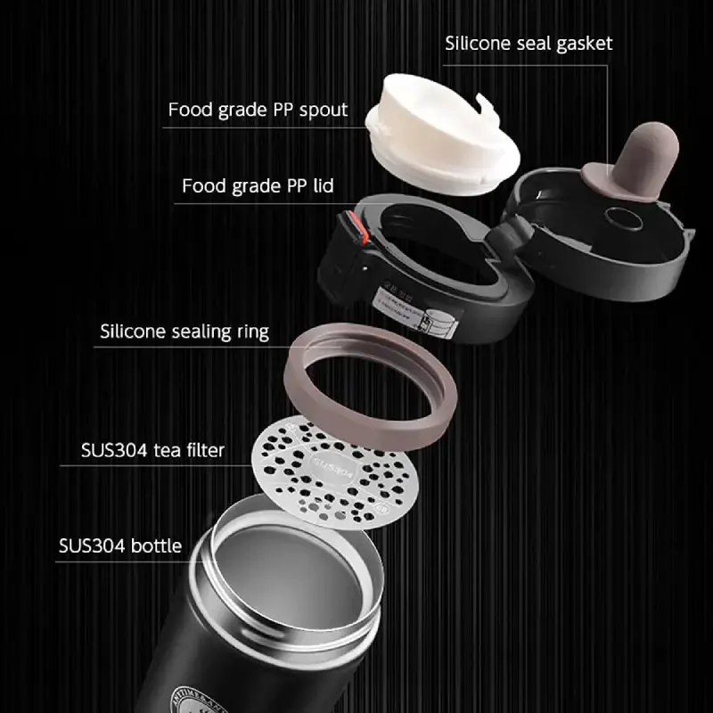 Shopsy 380ml Stainless Steel Insulated Coffee Travel Mug with Leakproof Lid Shopsy Stainless Steel Insulated Coffee Travel Mug