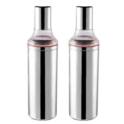 Shopsy Stainless Steel Oil Dispenser Bottles