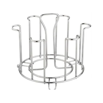 Shopsy Stainless Steel Round Glass Holder