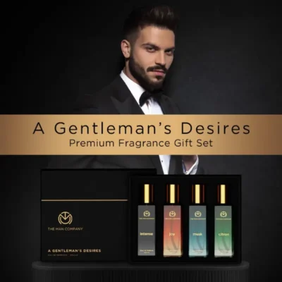 The Man Company Perfume Gift Set for Men - 4x20ml Long-Lasting EDP The Man Company Perfume Gift Set for Men