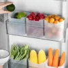 Shopsy Transparent Fridge Side Door Storage Boxes