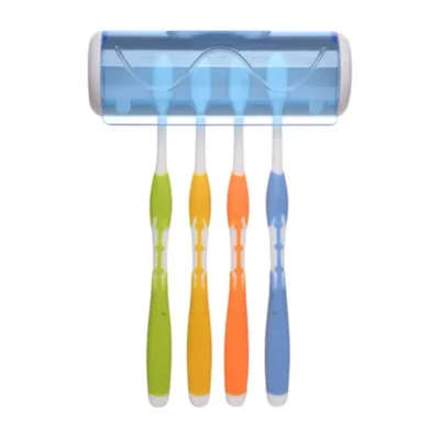 Shopsy Wall-Mounted Plastic Toothbrush Holder