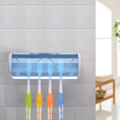 Shopsy Wall-Mounted Plastic Toothbrush Holder