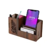 Shopsy Wooden Pen Stand with Card & Mobile Holder