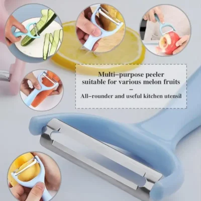 Shopsy Y-Shaped Kitchen Peeler Set for Fruits and Vegetables (Pack of 2) Shopsy Y-Shaped Kitchen Peeler Set